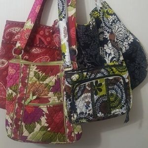 4 Vera Bradley bags